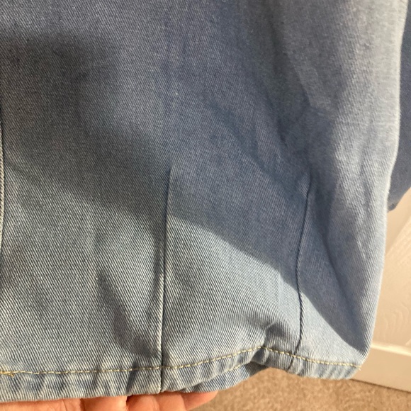 Nwt XPLUS women’s color block, wide leg jeans, three XL - Picture 3 of 16